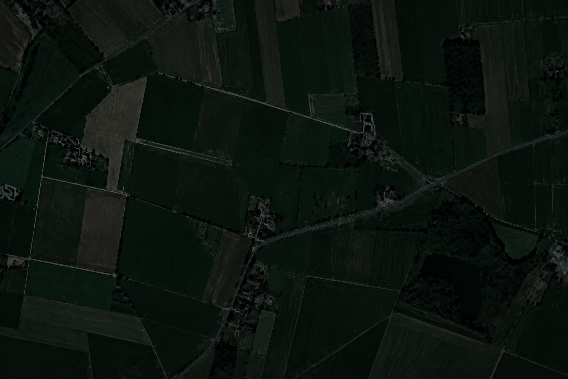 Appezzamenti agricoli visti dall'alto